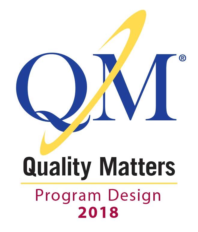 Quality Matters Program Design 2018 badge